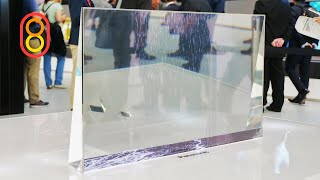 Смотрим прозрачный OLED телевизор Panasonic!