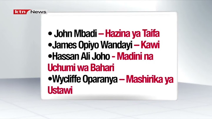 Rais Ruto ajitetea baada ya kuwachagua baadhi ya viongozi wa Upinzani katika baraza lake la mawaziri