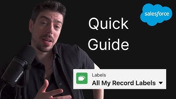 Personal Labels in Salesforce - Quick Guide
