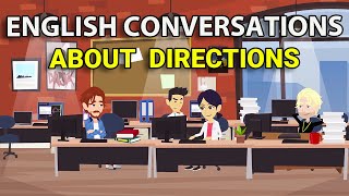 Asking & Giving Directions - English Conversation Dialogues - Beginner Intermediate Level