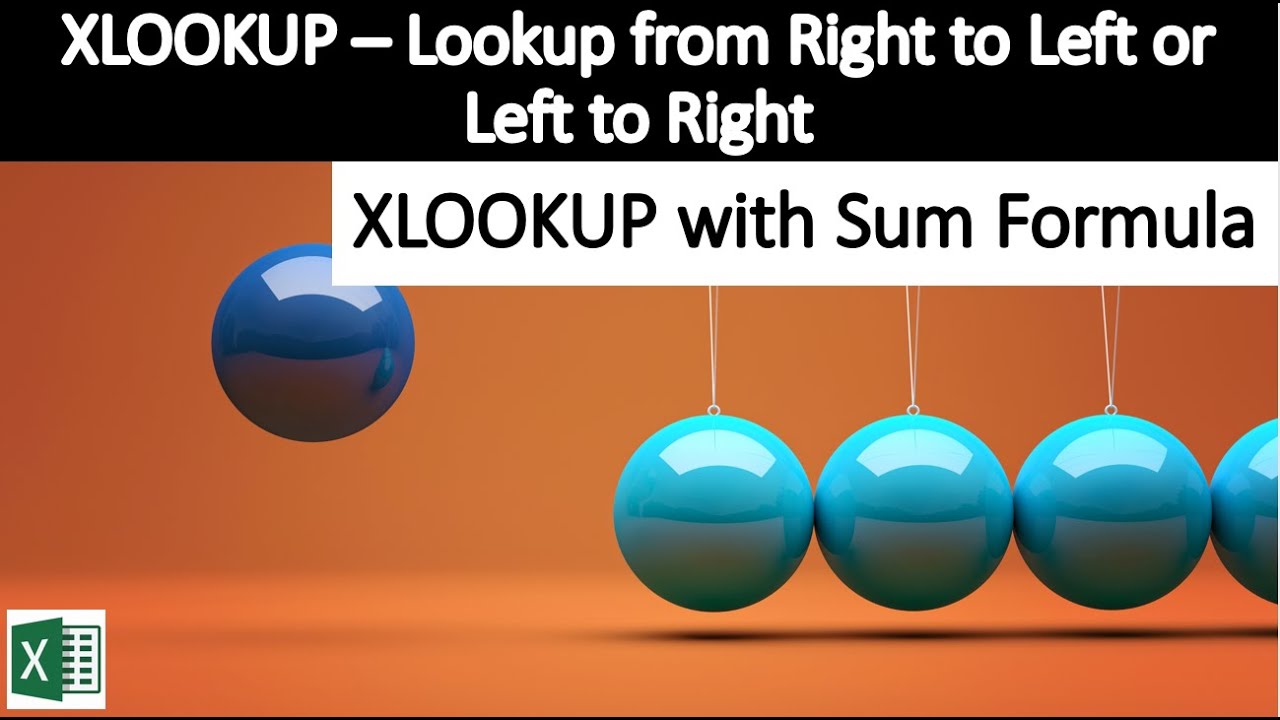 XLOOKUP | With SUM Formula | Lookup Multiple Columns