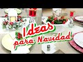 IDEAS PARA NAVIDAD/IDEAS PARA TU MESA EN NAVIDAD