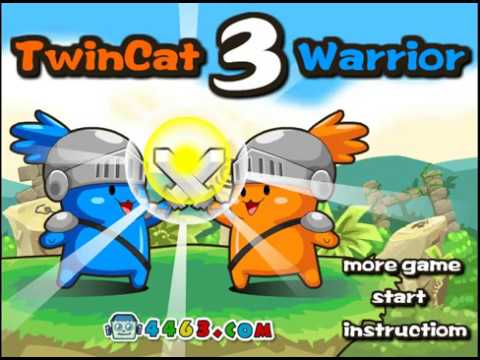 Twin Cat Warrior 1: jogo de Fogo e Água com gatos