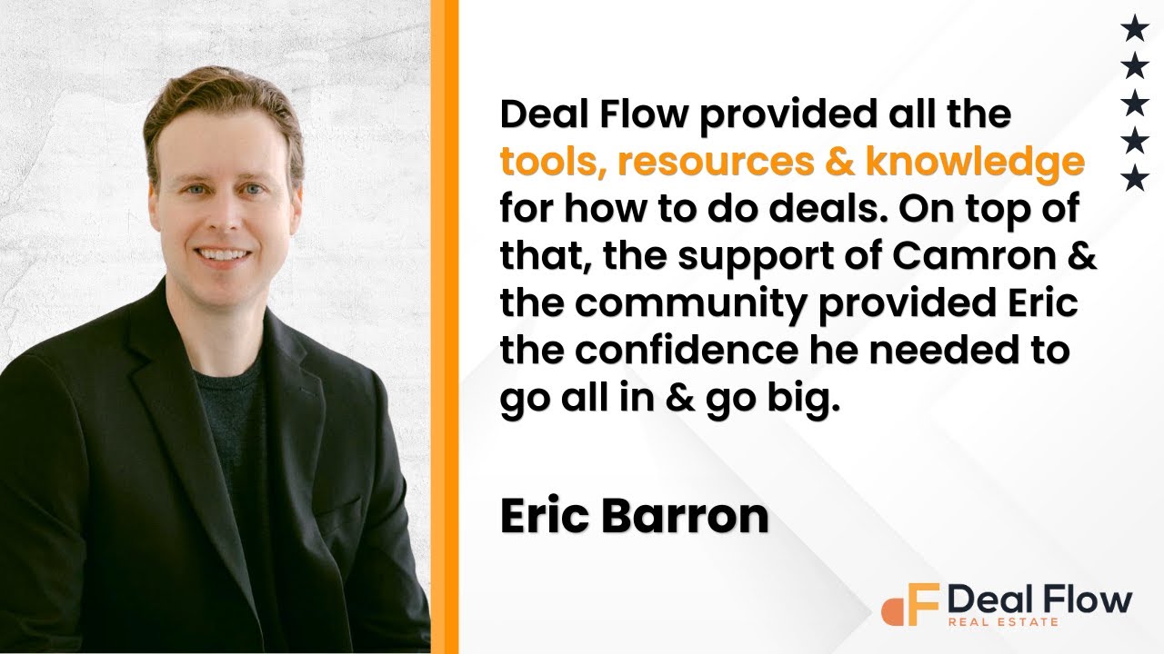 Deal Flow - Real Client Testimonial - Eric Barron - YouTube