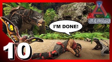 Sinomacrops Taming is HARDER than it Looks - Ark DLC Cluster (EP 10)
