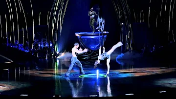 Suren Bozyan & Karyna Konchakivska duo straps Amaluna by Cirque Du Soleil
