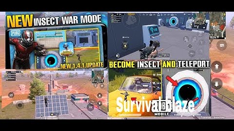 How To Become Insect | PuBG Mobile New Insect Mode | Insect Mode gameplay