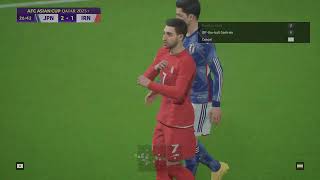 AFC Asian Cup Final on eFootball 2024 on PS5 in 4K - Japan vs. Iran