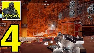 Infinty Ops: Online Fps Cyberpunk Shooter Gameplay Team Deathmatch Part 4- Canyon Map (Android, iOS) screenshot 5