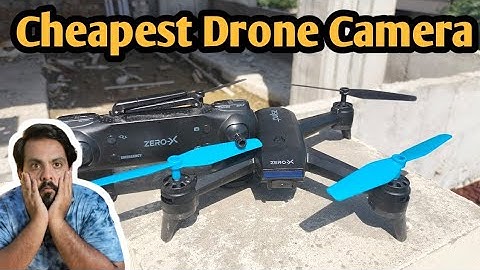 Drone Zero X Pulse Drone 720p Camera RC Drone - Unboxing Testing !! 🔥