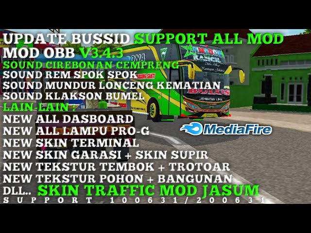 UPDATE MOD OBB SOUND NGOROK CEMPRENG KHAS CIREBONAN V3.4.3 GRAFIK FULL COLOR || BUSSID class=