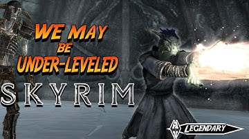 Surviving My First Skyrim Dungeon!