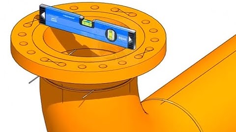 HOW TO FIT UP A LARGE FLANGE HORIZONTALLY, ON AN EXISTING PIPE SPOOL