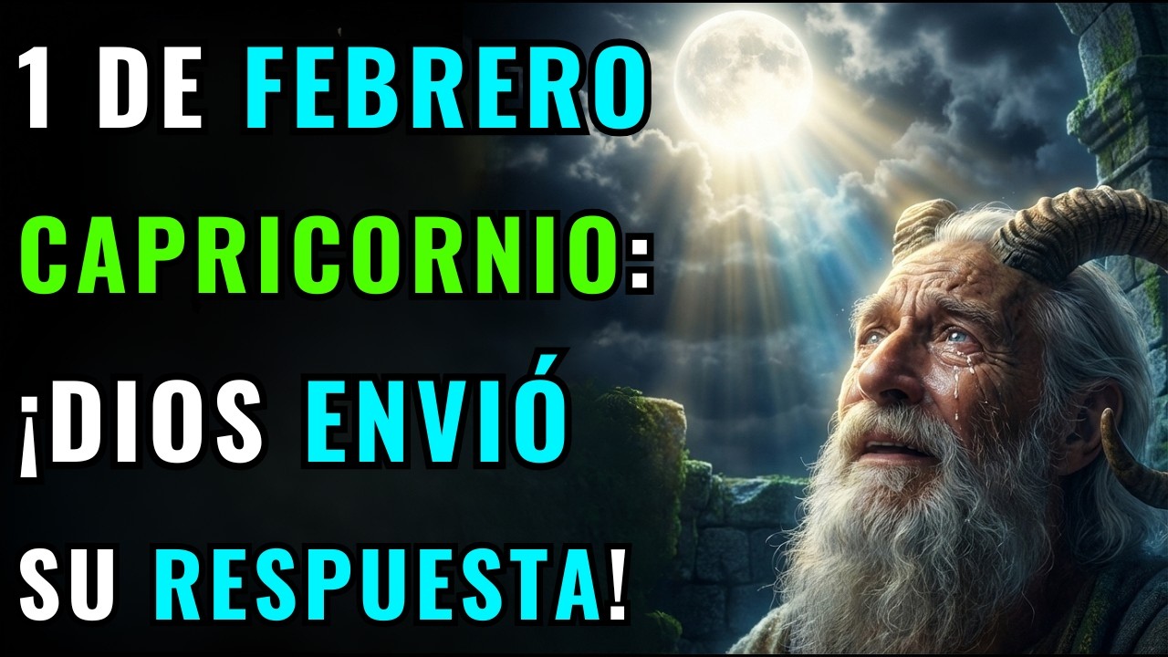 CAPRICORNIO: ¡Deja de sospechar! Este regalo es real (1-3 de febrero) 🛑