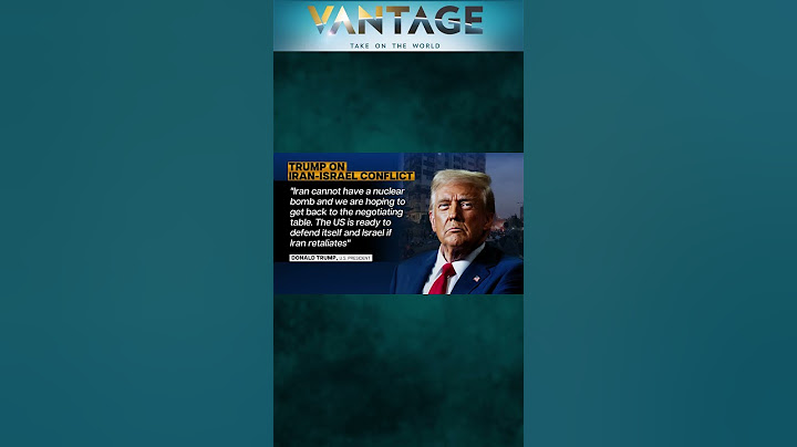 "More Brutal Attacks" Trump Warns Iran | Vantage with Palki Sharma | N18G