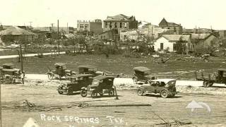 April 12, 1927: F5 Tornado Destroys Rock Springs, TX