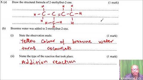 2020 KCSE CHEM PAPER 1 NO. 5