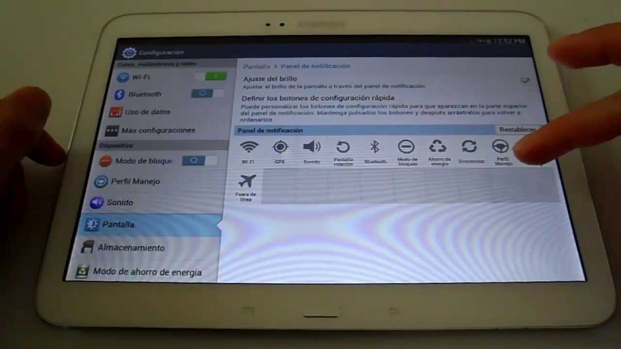 Samsung tablet gt p5210