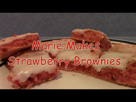 Strawberry Brownies