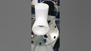 SWR Fittings Grooving Process On Airopower FSR 50-160Vertical Belling Machine