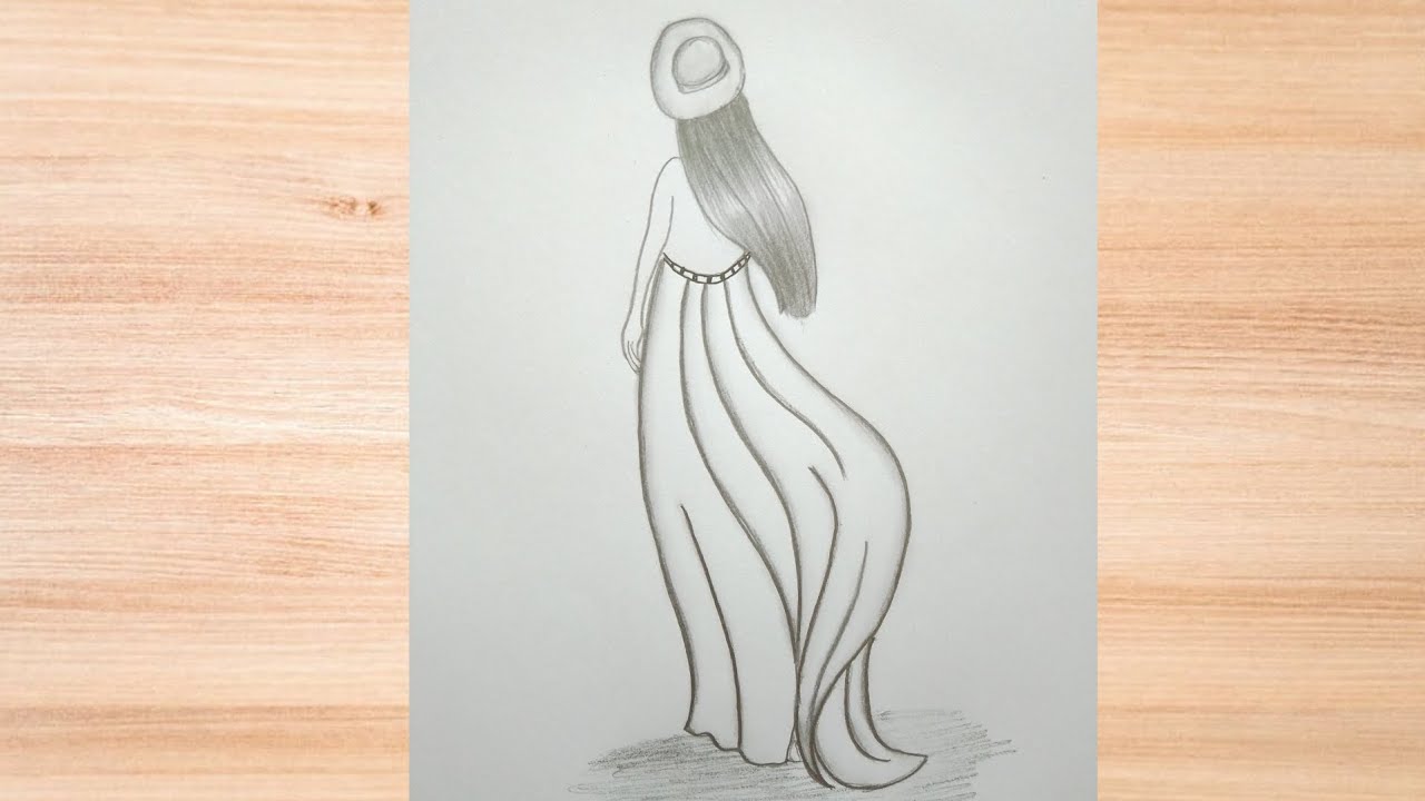 How to draw a beautiful girl pencil drawing of girl pencil