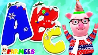 christmas abc alphabet song for kids xmas carols nursery rhymes for babies cartoon videos