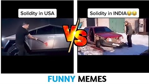 Solidity in USA 🇺🇸 VS INDIA 🇮🇳 😅😅 Funny Memes 💯🤣🤣 Kari & Memes Trending Viral | #funnymemes #shorts