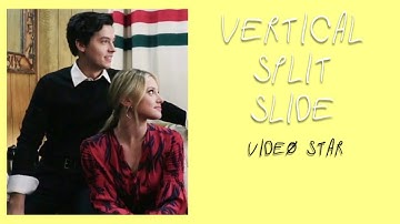 how to do a vertical split slide -video star