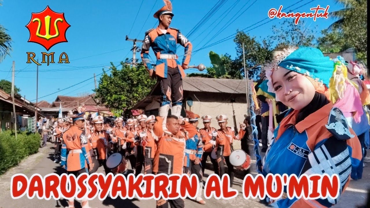 Karnaval DARUSSYAKIRIN AL MU'MIN, kp bojong caringin, Tampil Drumband rma,