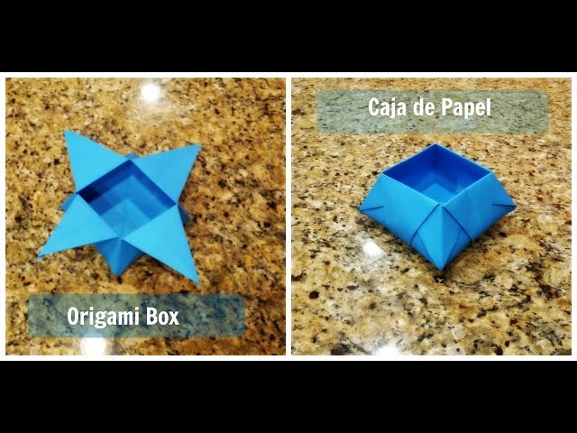 Cómo hacer una caja corazón de papel con origami - Manualidades Play