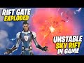 FORTNITE ( Rift Gate Exploded ) Huge Unstable RED SKY RIFT Appeared (Event Watch) Season 2 Countdown