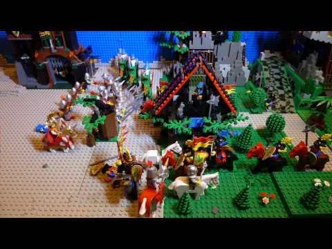 LEGO Castle Stop Motion big War + 