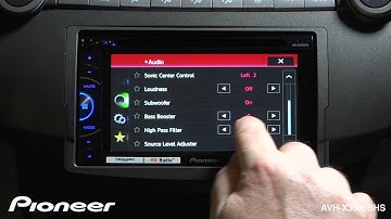 How To - AVH-X3600BHS - Adjust the Audio Settings