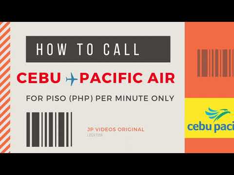How to Call Cebu Pacific using Internet