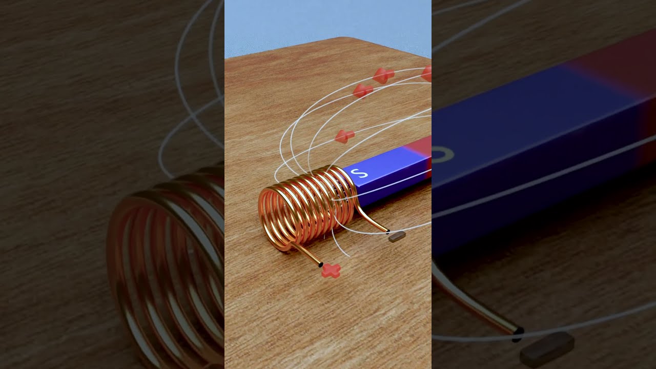 Coils And Electromagnetic Induction 3d Animation Shorts