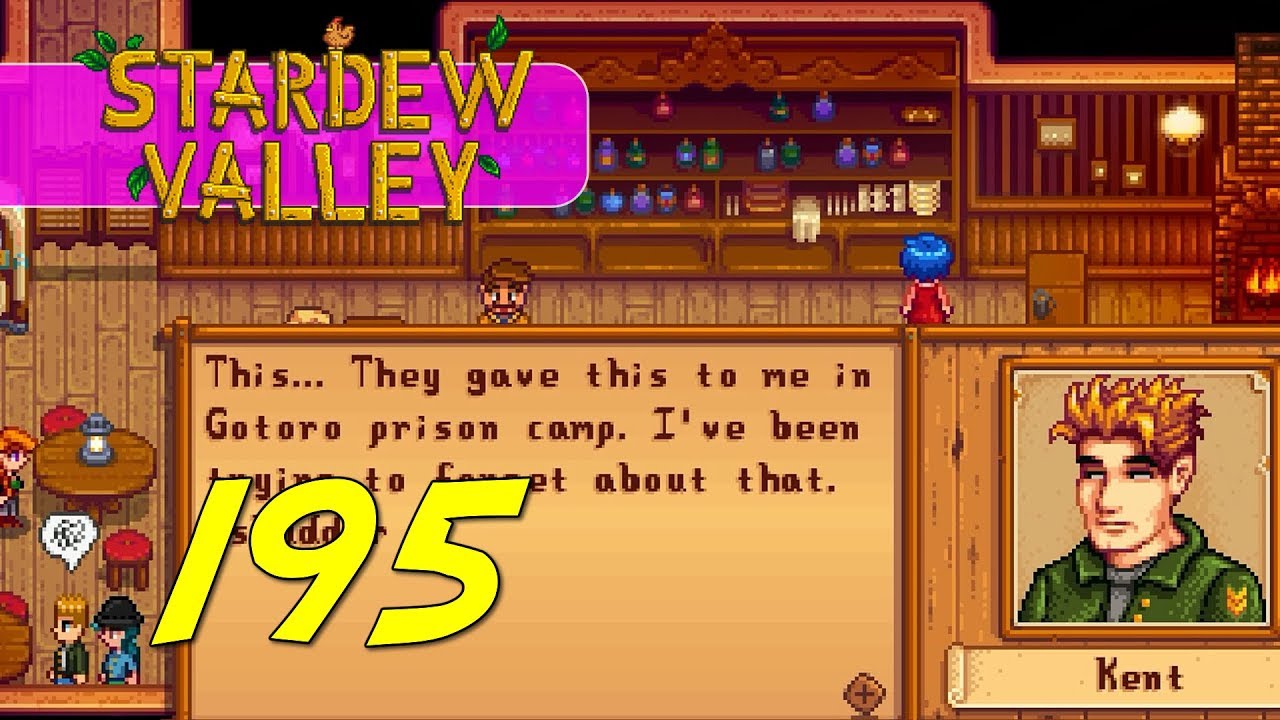 Stardew Valley - Let's Play Ep 195 - KENT HATES SASHIMI - YouTube