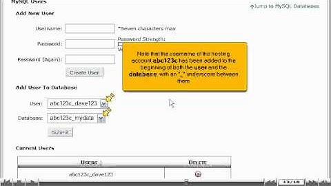 Create a MySQL database in cPanel | cPanel MySQL databases