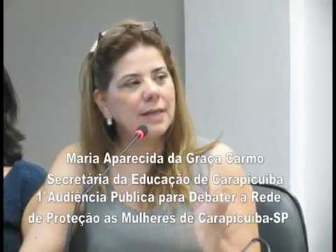 Secretária da Educação de Carapicuiba 1°Audiência Pública para debater a Rede