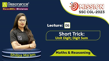 Short Trick | Unit Digit, Digit Sum | Maths for SSC CGL|