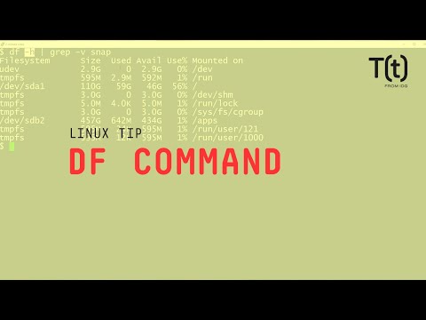 How to use the df command: 2-Minute Linux Tips hqdefault