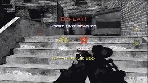 TRIPLE FINAL KILL CAM FAIL - MW2 SNIPER CLIP