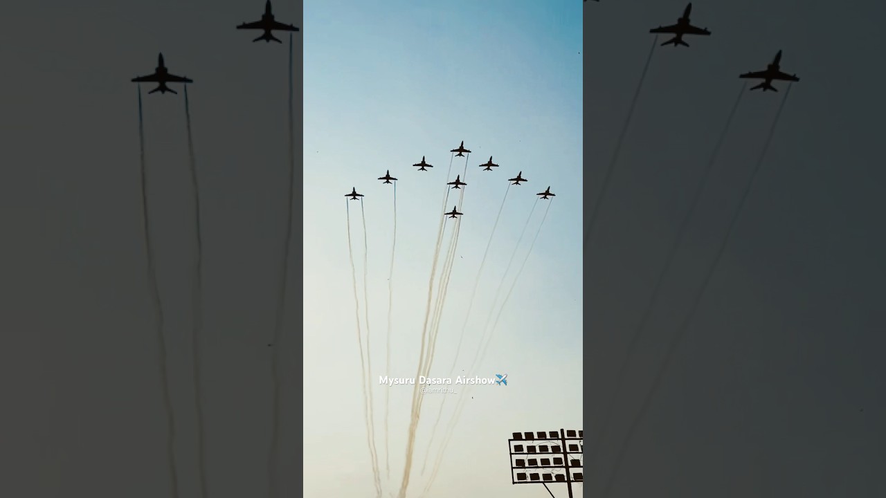 Mysuru Dasara Airshow ✈️ 