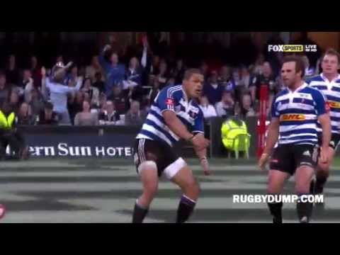 Juan De Jongh scores great try vs Sharks, celebrates with Gangnam Style