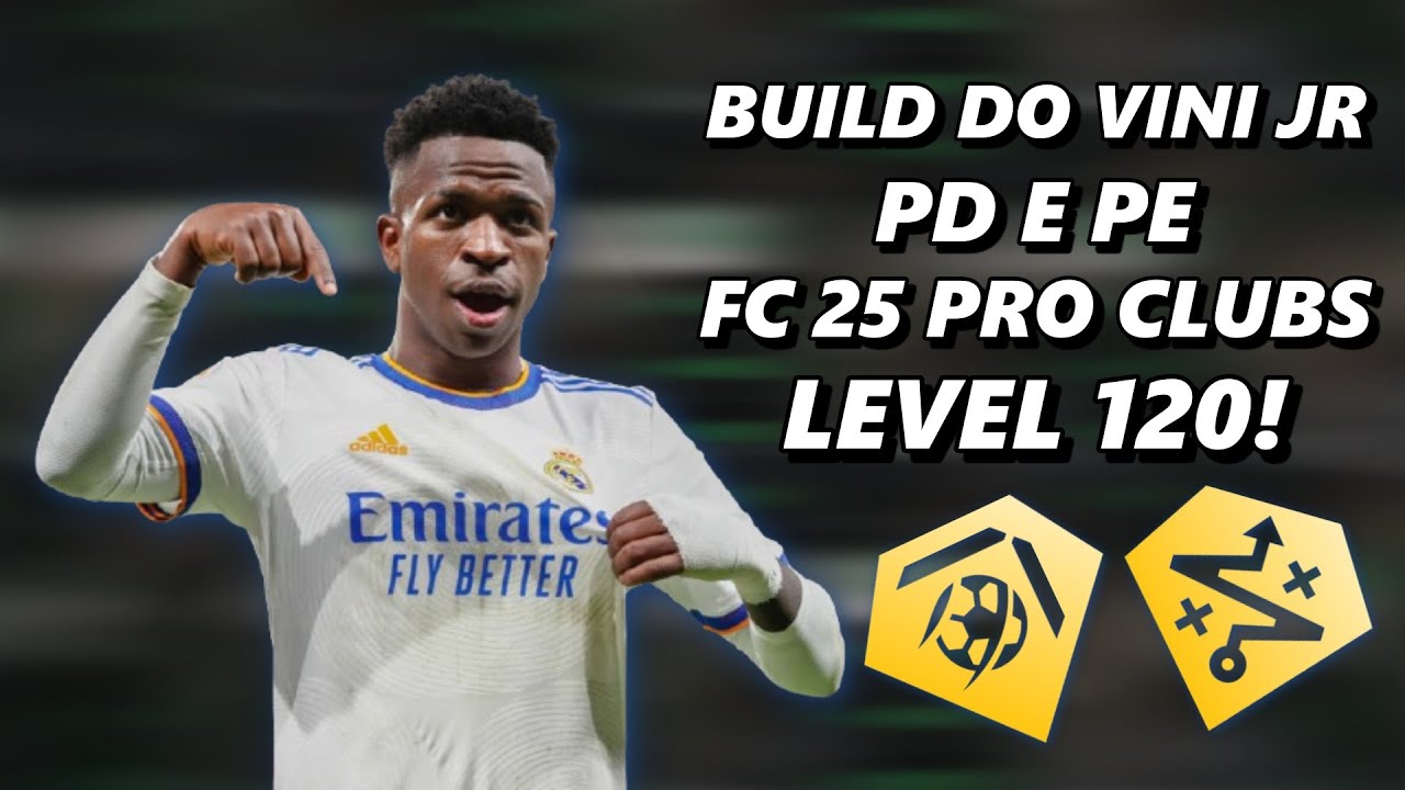 SEJA O VINI JR DO PRO CLUBS! Build ABSURDA de PONTA no FC 25!