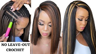 🔥How To : CROCHET USING BRAIDING HAIR / 🚫 NO LEAVE-OUT / Protective Style/ Tupo1