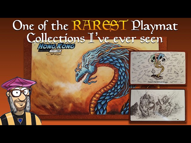 Inside One of the Rarest MTG Playmat Collections | Old School