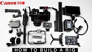 How to Build a Cine Rig for Canon R5C  Tilta Cage, Xvive P1, Sennheiser 8060, Atomos Ninja V+ setup