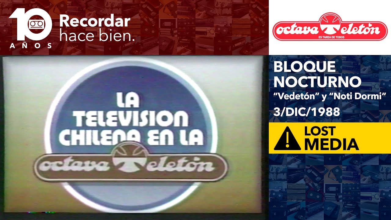 Octava Teletón - Bloque Nocturno: 