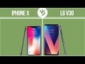 Apple iPhone X vs LG V30 ✔️