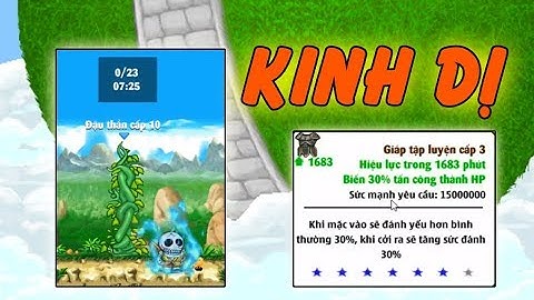 Ngọc Rồng Online - Bất Ngờ Với Cây Đậu Thần c10 và Lên Hàng Giáp 7s Cho Chumpksv7